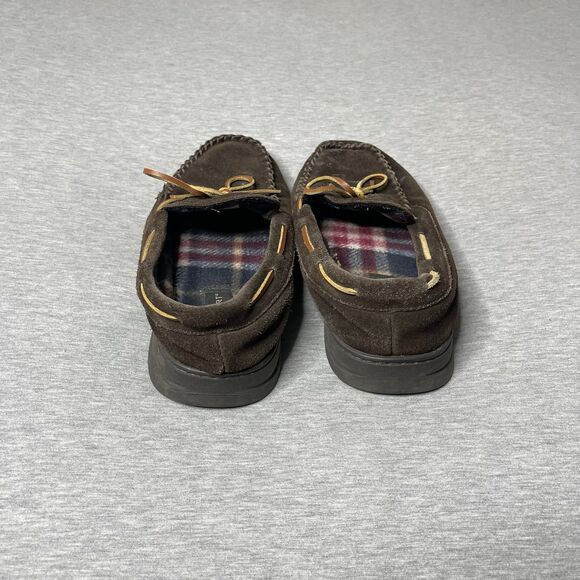 Rockport Men’s Flannel Plaid Indoor Slip-On Slipper Loafers - Picture 3 of 10